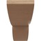 Ekena Millwork 6"W x 36"D x 12"H Thin Crestline Rough Cedar Woodgrain TimberThane Corbel, Primed Tan CORUR06X36X12CRERCPR - alternate 5